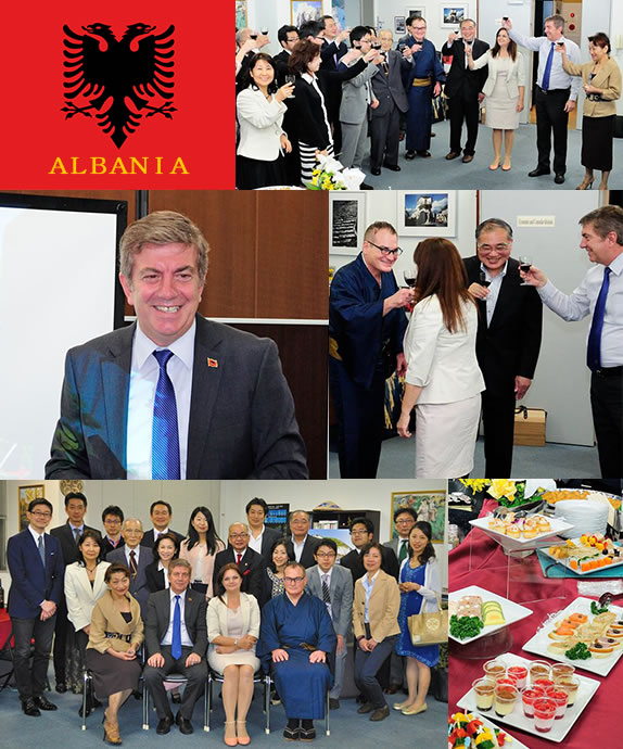 5th Diplomatic Evening in Embassy アルバニア共和国大使館